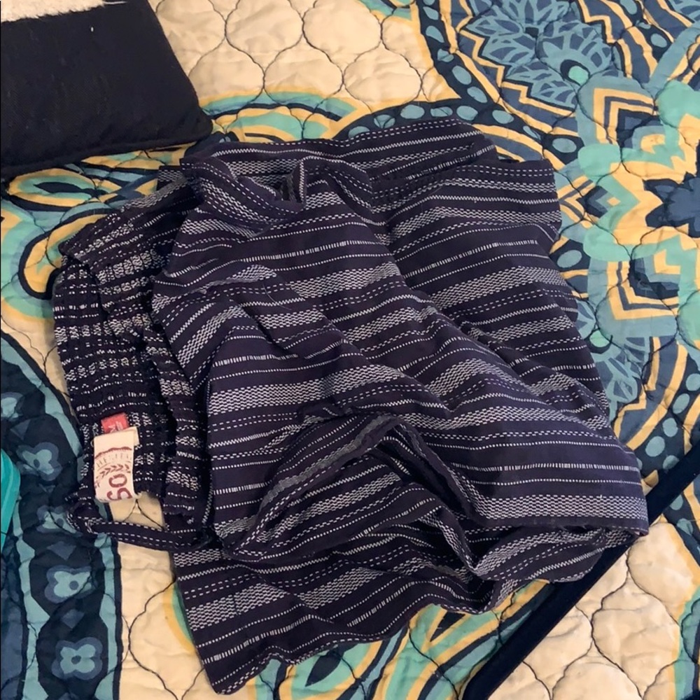 Navy beach pants